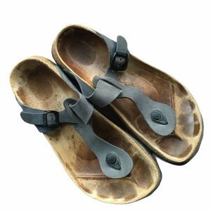 (SOLD) BIRKENSTOCK Betula Gizeh Cork Thong Summer Sandals Gray 8